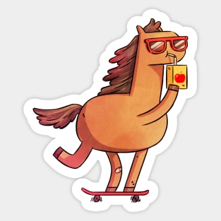 Cool Horse Sticker